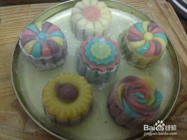 创意冰皮紫薯月饼的做法