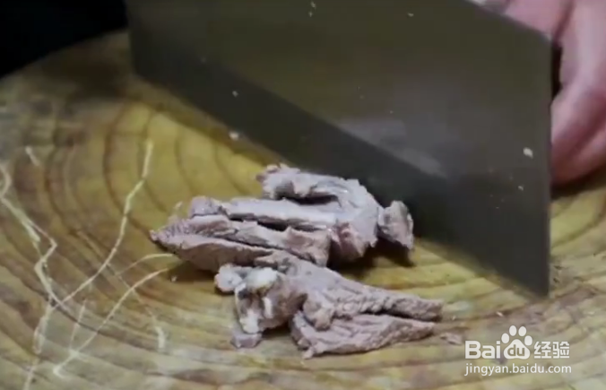 凉拌羊肉的做法