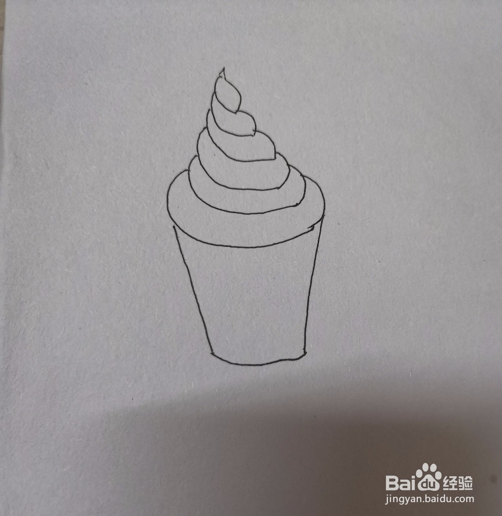 冰淇淋简笔画