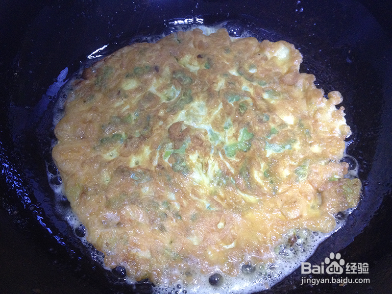 苦瓜煎蛋的做法