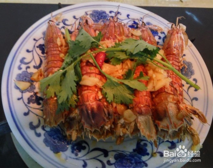 烤箱版虾蛄做法