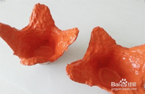 鸡蛋拖废物利用手工制作 艳丽装饰花DIY教程