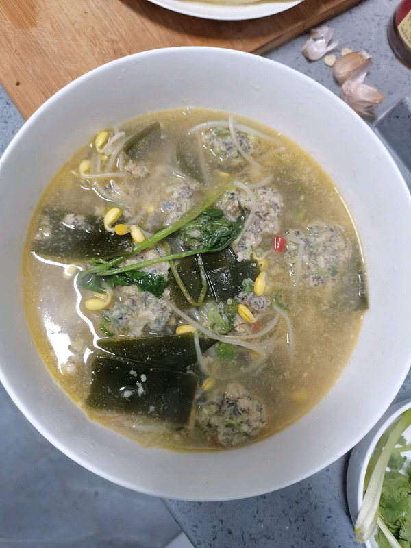 养生海带肉丸汤