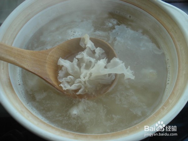 银耳山药燕麦粥的做法
