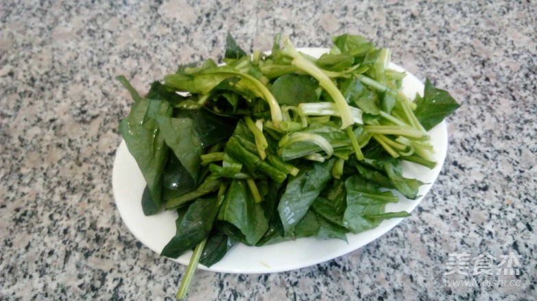 陈醋菠菜花生米