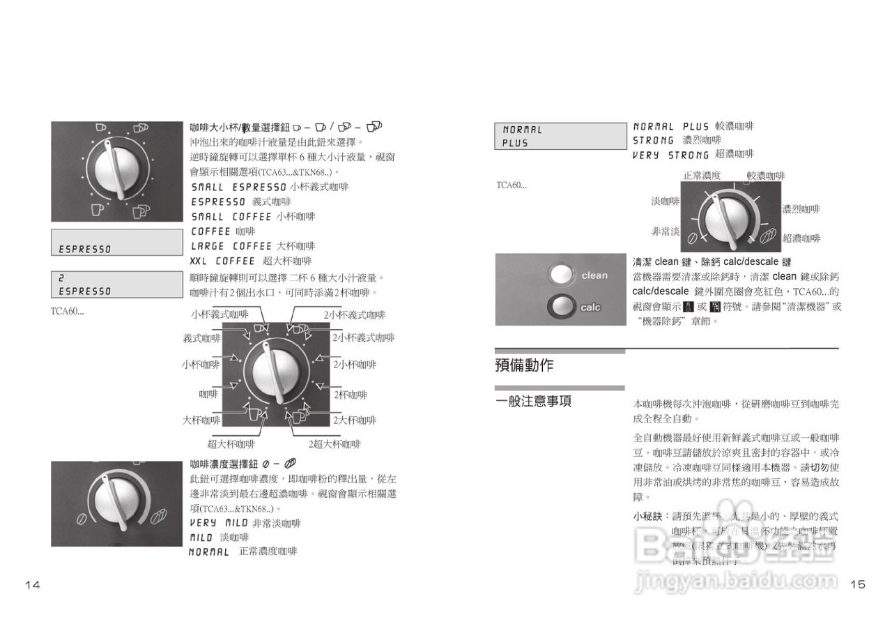 博世TCA6001UC型咖啡机使用手册:[1]