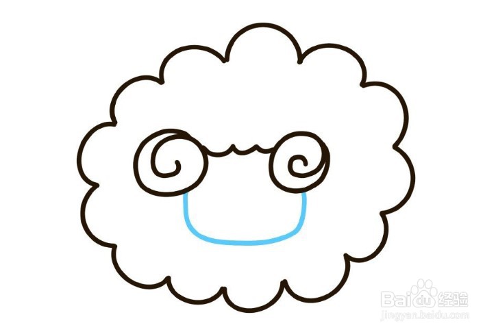 怎么画绵羊呢？