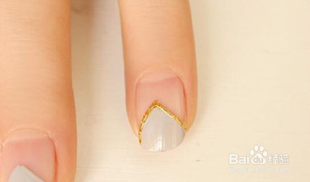 法式雪花美甲教程