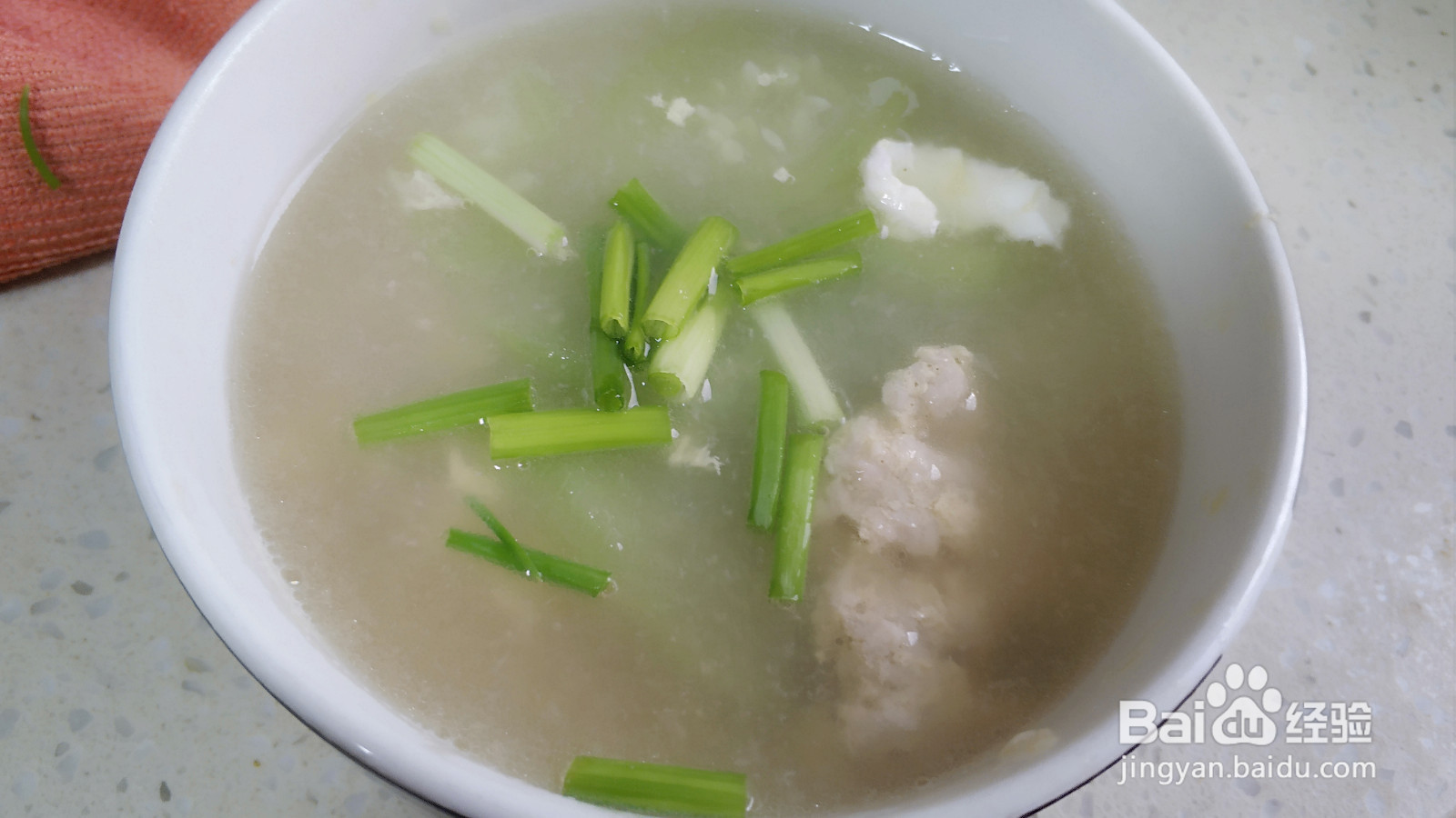 丝瓜肉片汤的正确做法