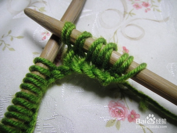 围巾织法——太阳花详细图解