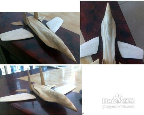 手工木质玩具飞机