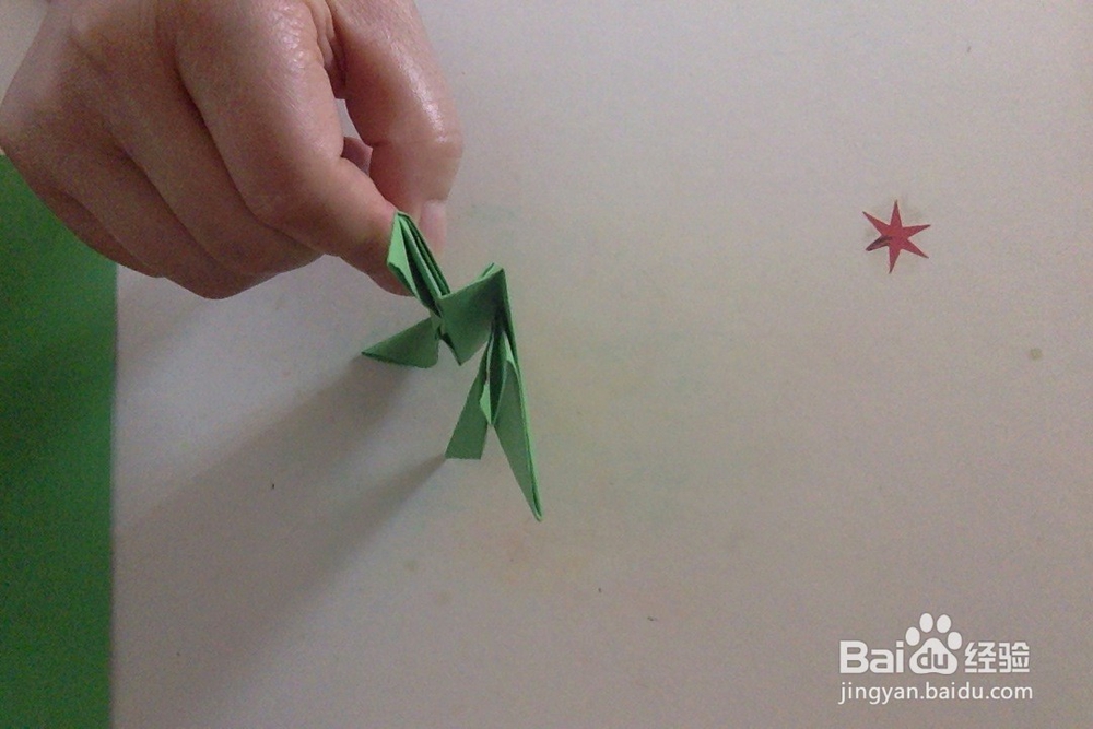 小青蛙折纸教程