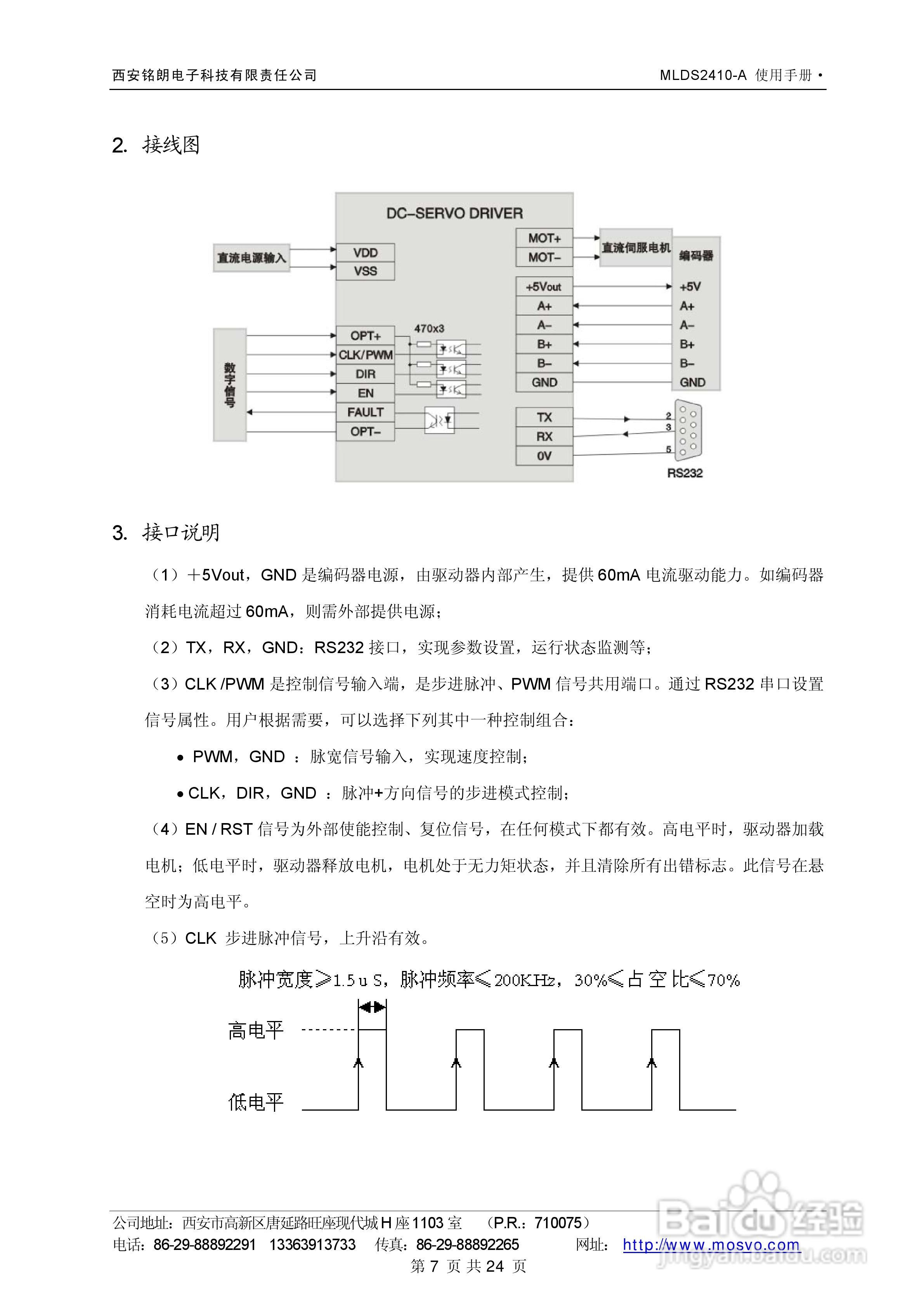 铭朗科技MLDS2410-A直流伺服驱动器说明书:[1]