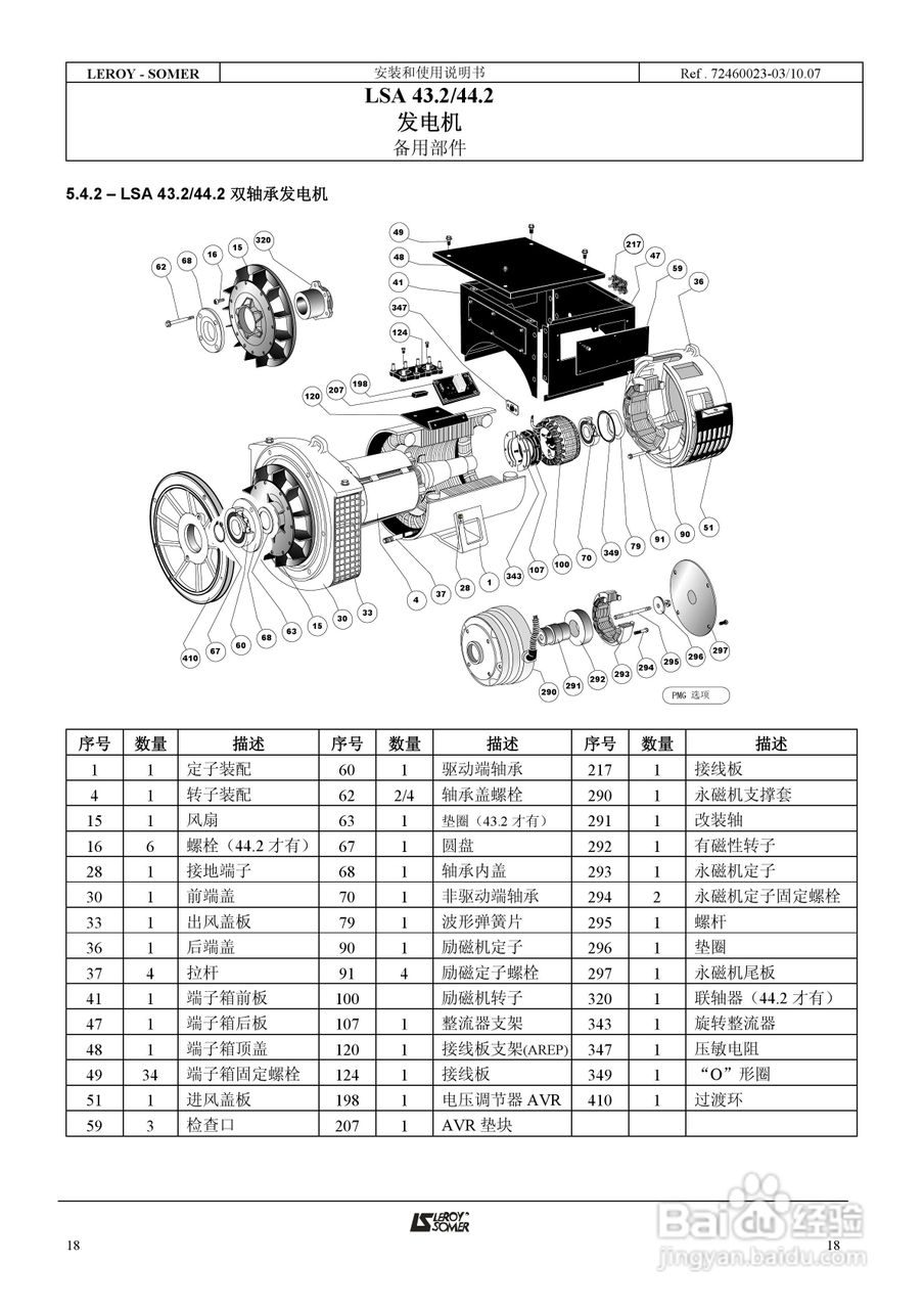 LSA 43.2/44.2发电机安装和使用说明书:[2]