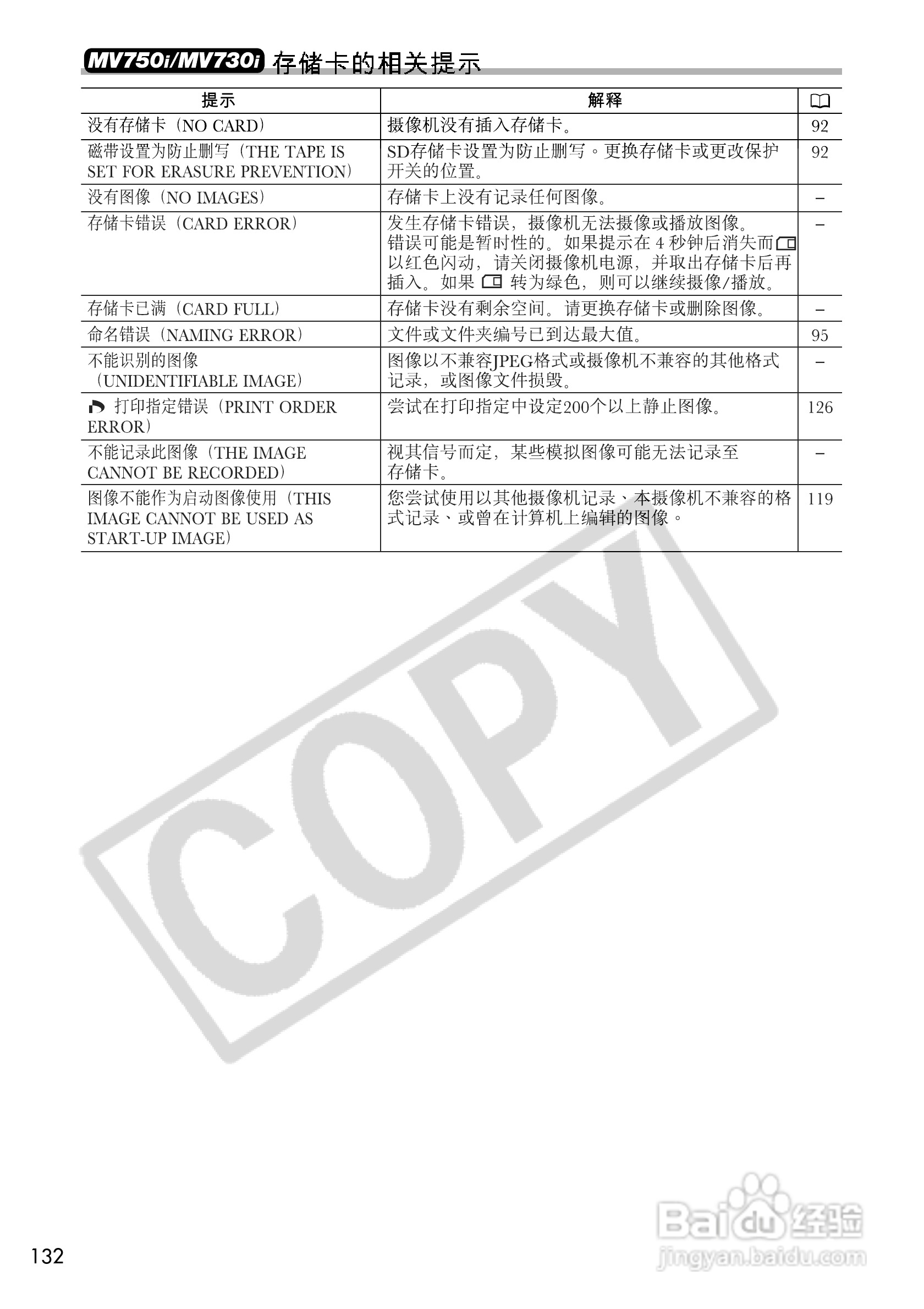佳能MV700i数码摄像机使用说明书:[14]