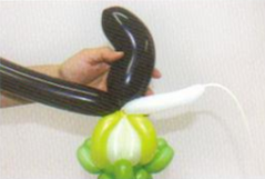 魔法气球造型系列之气球卡通公仔女巫（上）