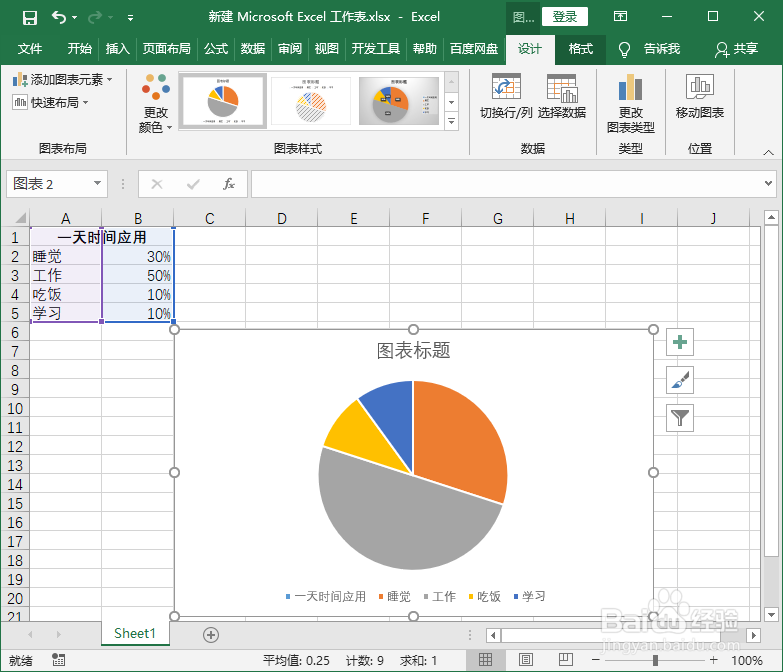 word文档中插入图表