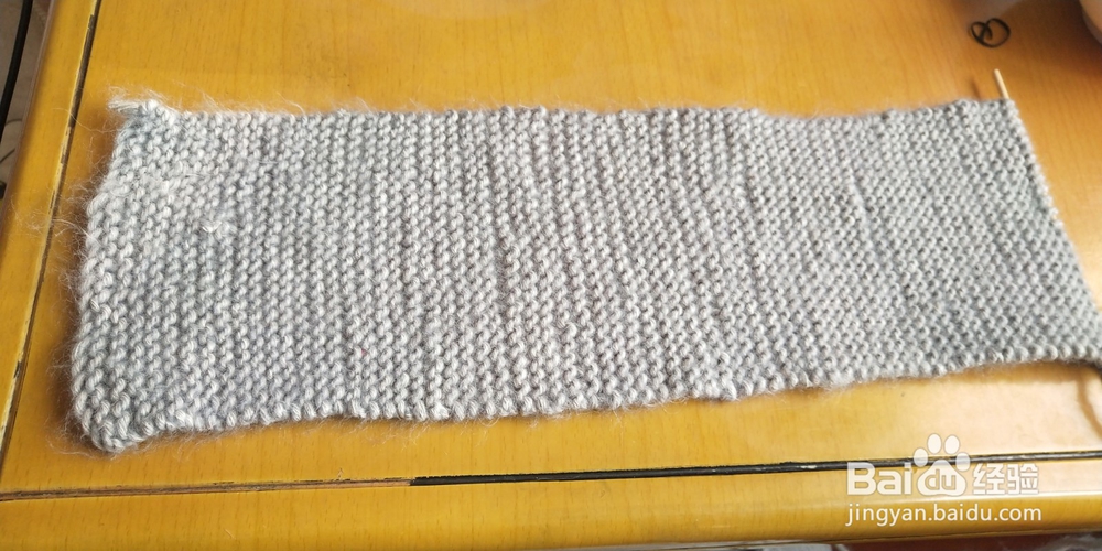 只有一种针式的围巾最简织法