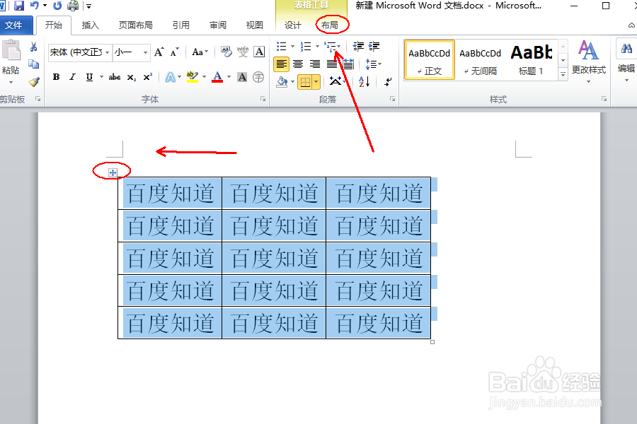在word中制作表格时,如何调整表格的大小