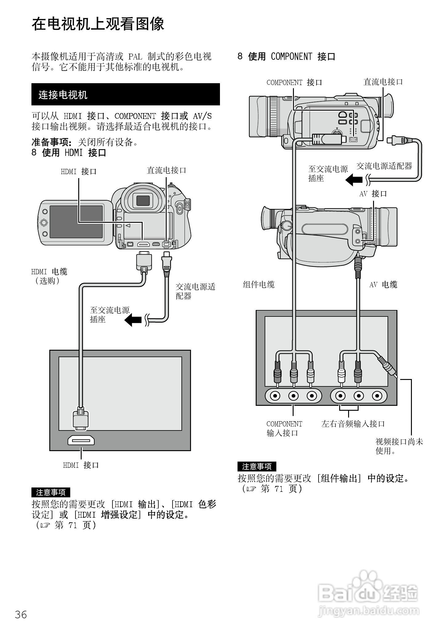 杰伟世 HD7电视机说明书:[4]