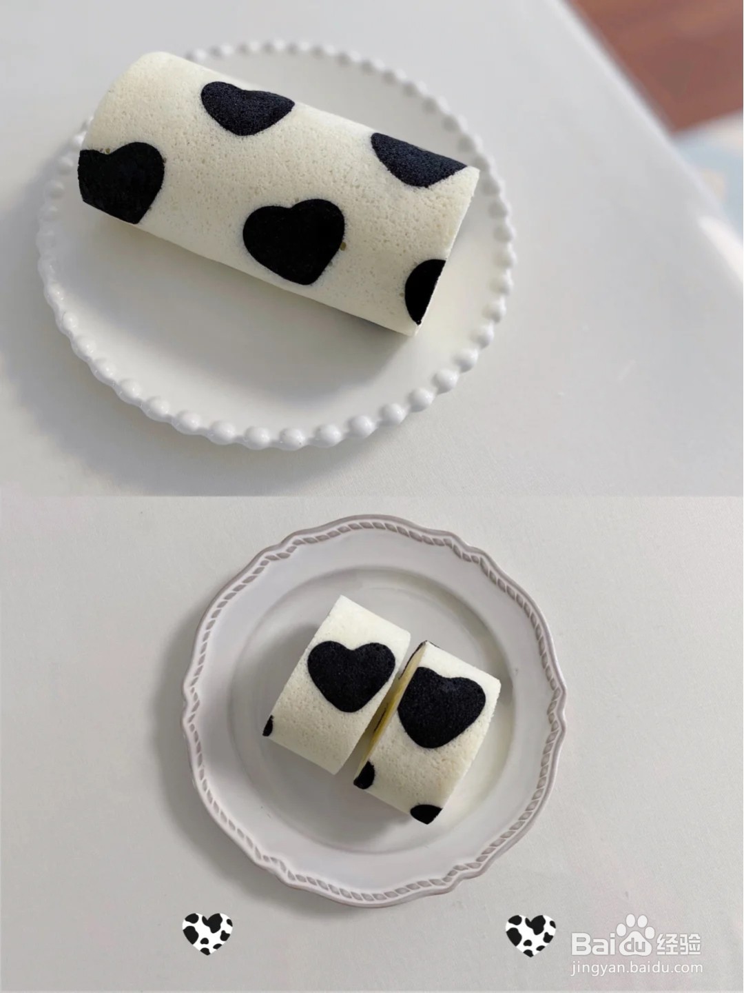 【西点】心形天使蛋糕卷的做法