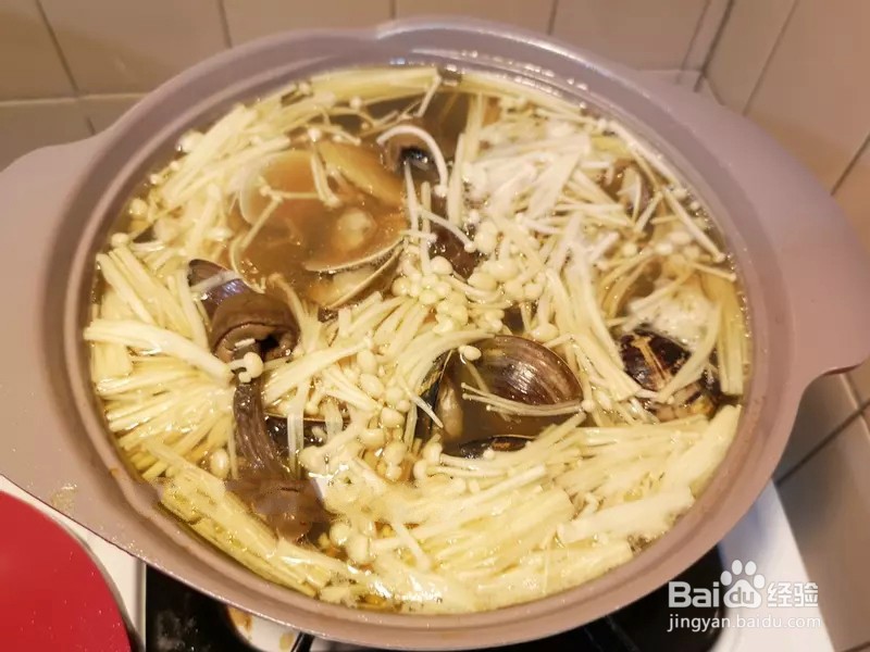 怎样做出家常菜系列之蘑菇蛤蜊鸡汤