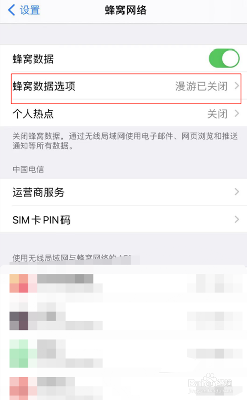 苹果手机是怎么开启低数据模式