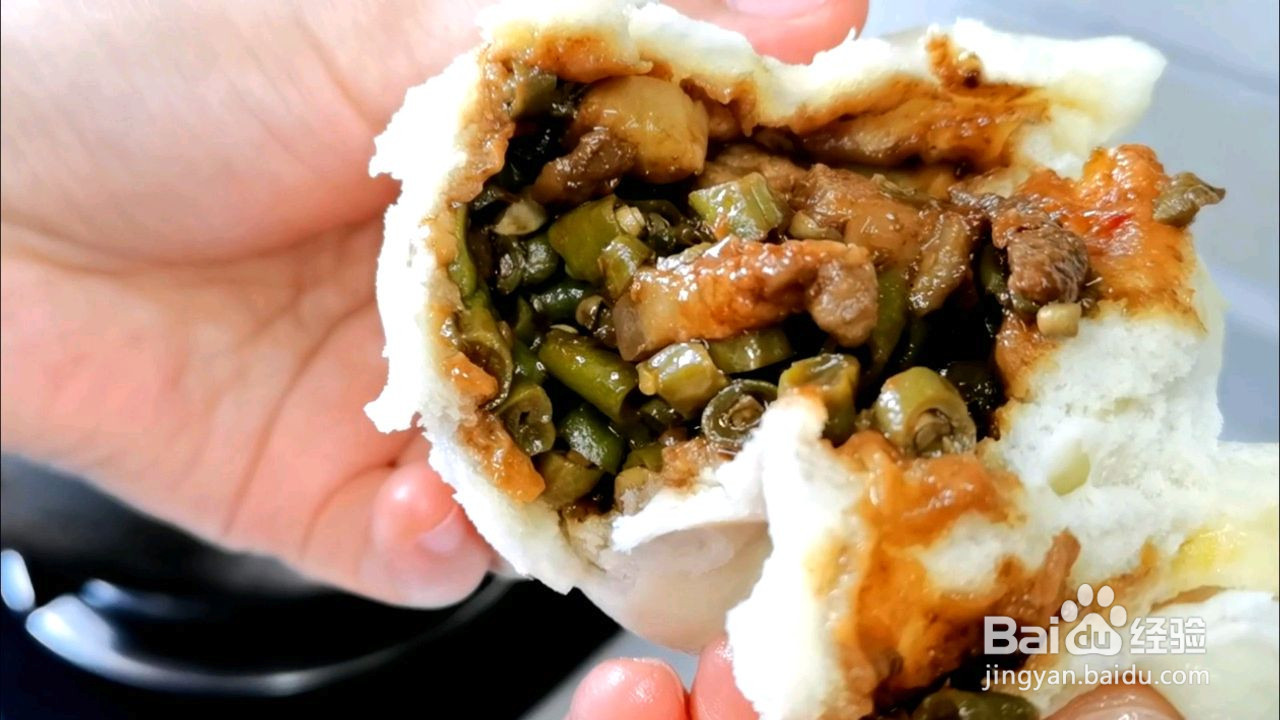 豇豆酱肉包的做法