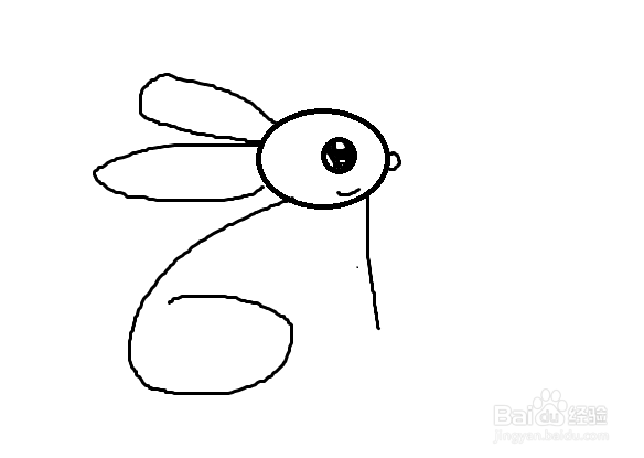 小白兔吃胡萝卜怎么画？