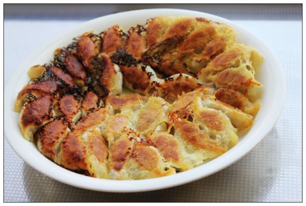 香菜猪肉冰花煎饺