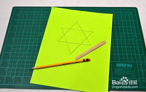 怎么用冰棍制作六芒星 百度经验 怎么用冰棍制作六芒星 百度经验