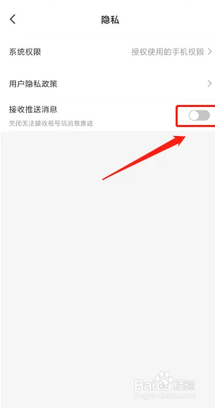租号玩专业版APP从哪关闭消息推送
