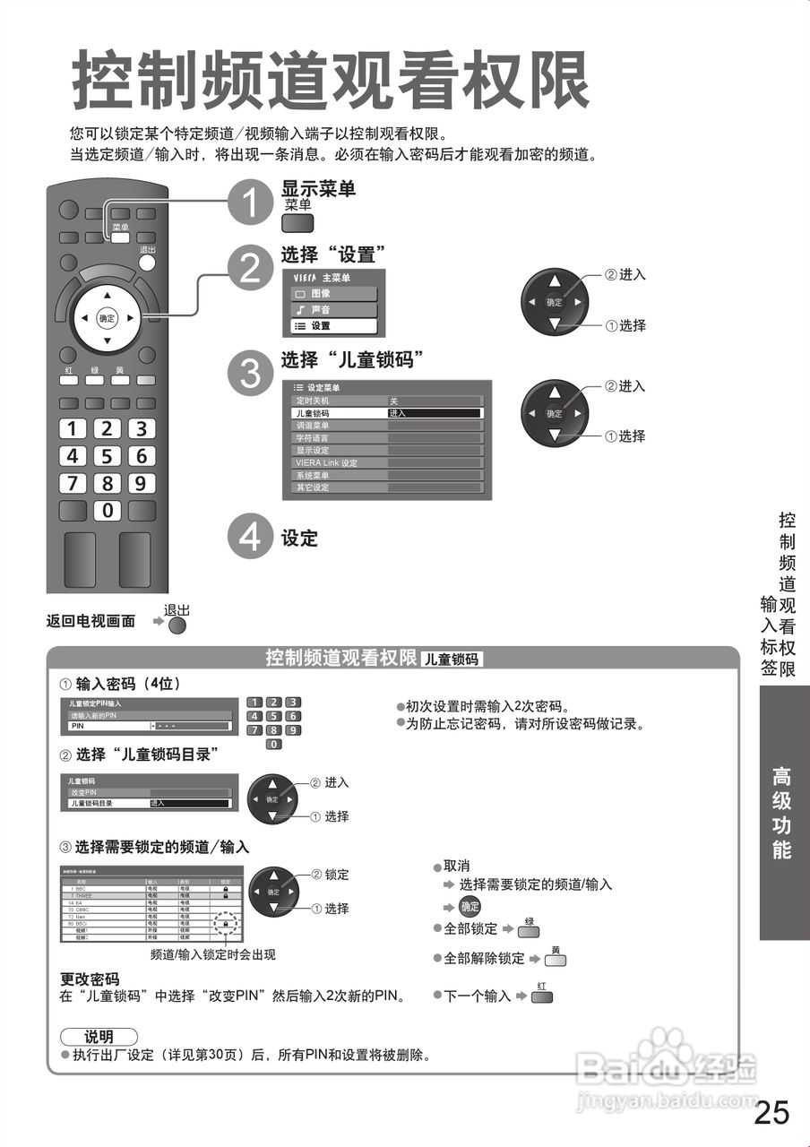 松下TH-P58V10C等离子彩电使用说明书:[3]