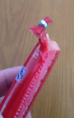 如何快速剥开火腿肠（经典红袋子）