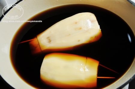 桂花红糖糯米藕