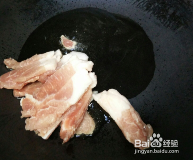蒜苔炒肉的做法
