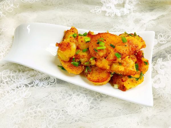 孜然锅巴小土豆