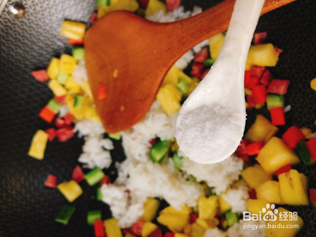 菠萝炒饭的做法