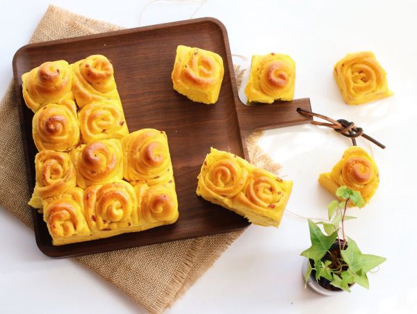 南瓜蔓越莓面包