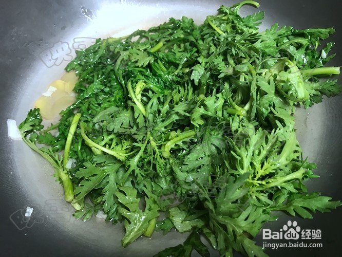 盐水煮唐蒿菜