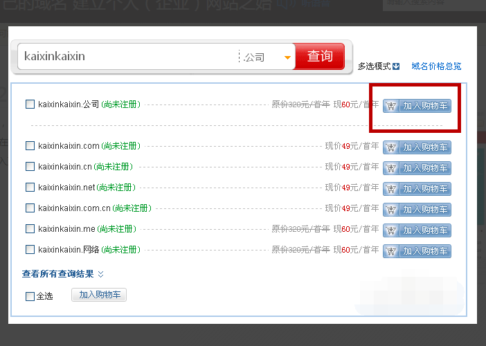 如何申请自己的网站域名