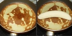 美味早餐:香蕉鸡蛋饼做法