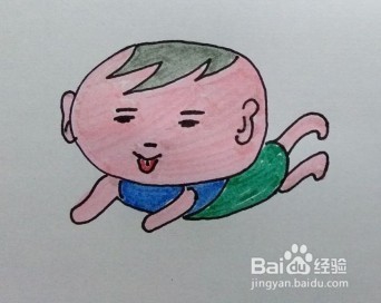 <b>简笔画：快乐宝宝</b>