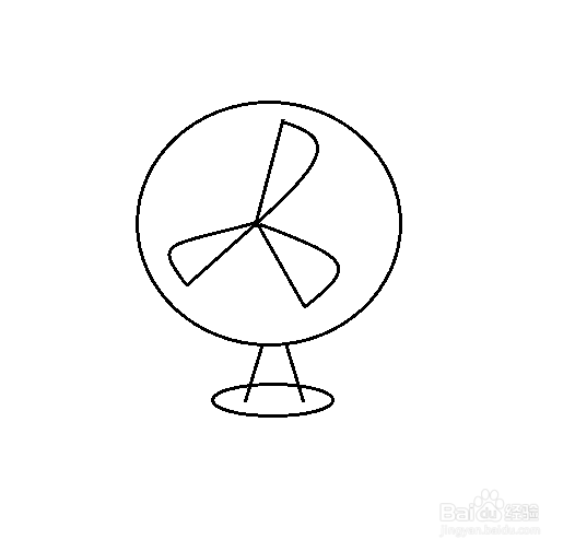 电风扇的简笔画
