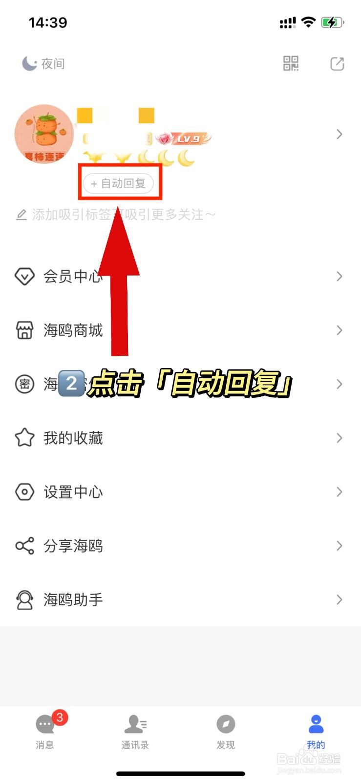 海鸥聊天app如何设置自动回复