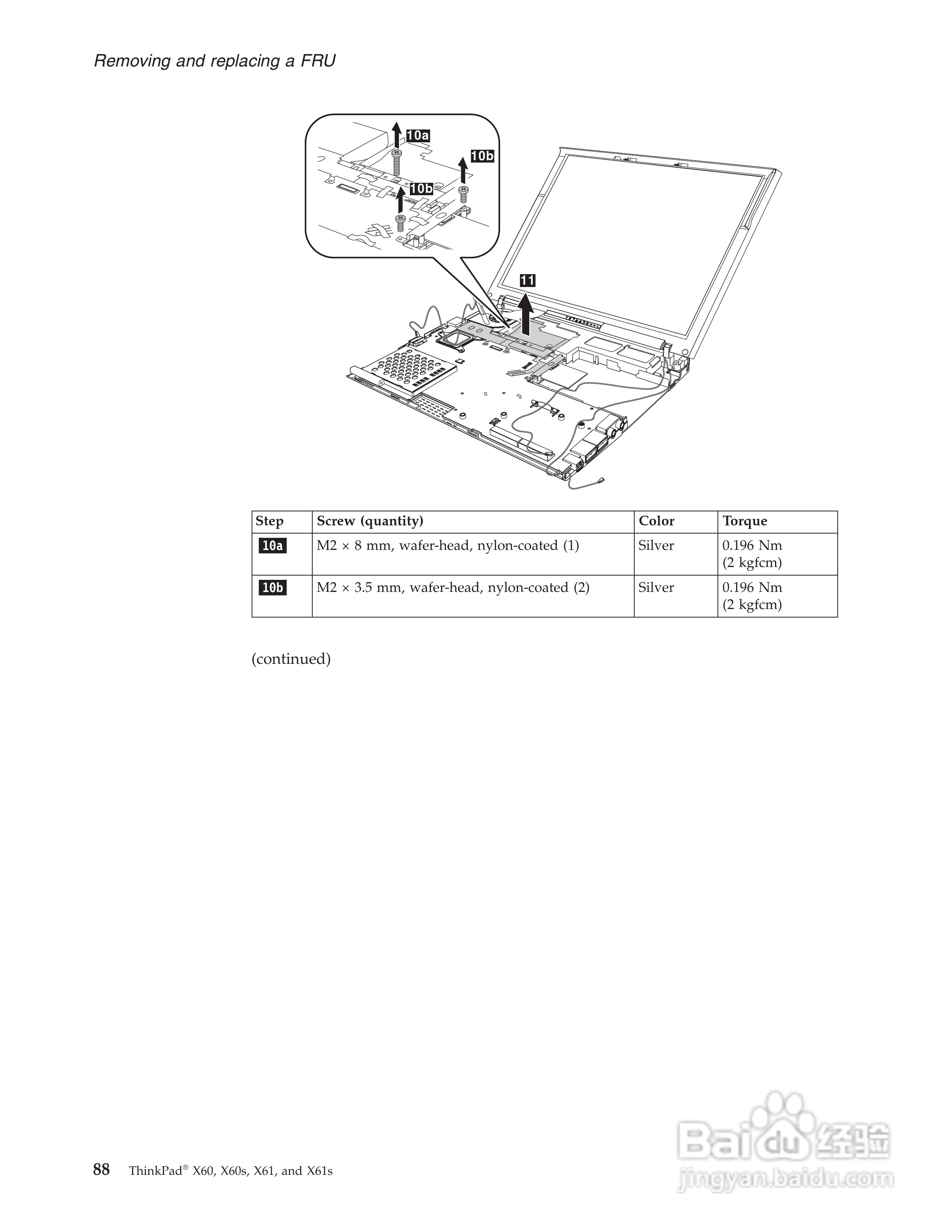 IBM(lenovo)ThinkPad X61笔记本说明书:[10]