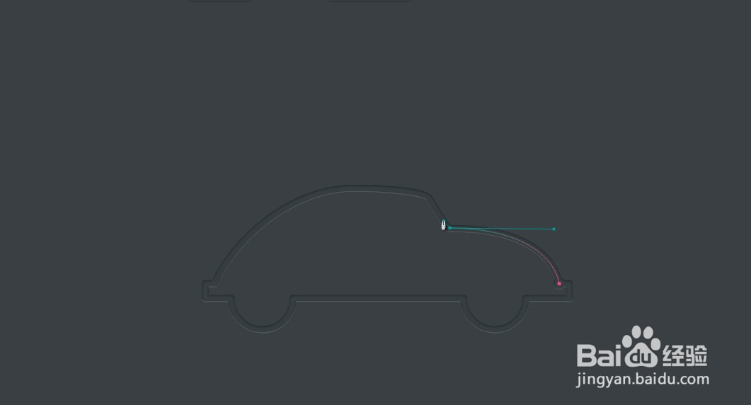 如何用钢笔工具绘制小汽车