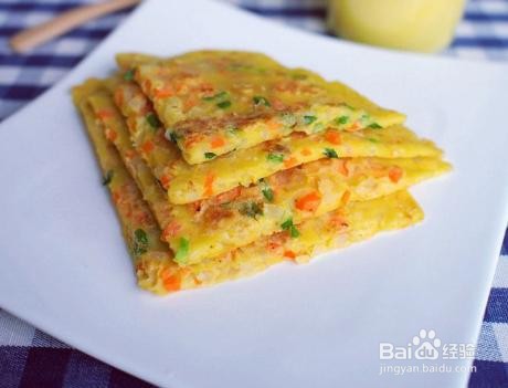 家庭自制蔬菜鸡蛋饼