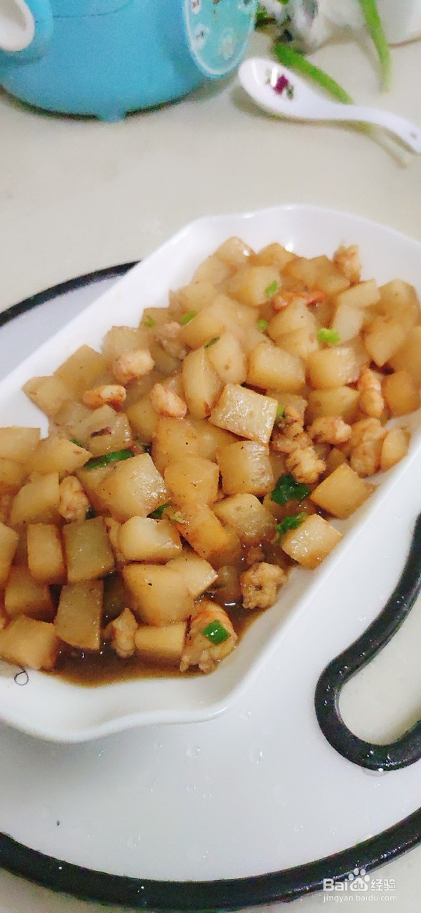营养萝卜虾球制作步骤