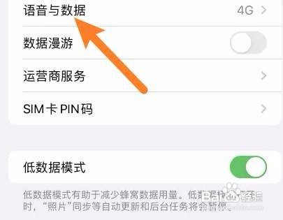 苹果手机如何把5g换成4g？